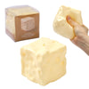 FUFUSQUISHY Jumbo Cheese Squishy Fidget Toy Stress Ball