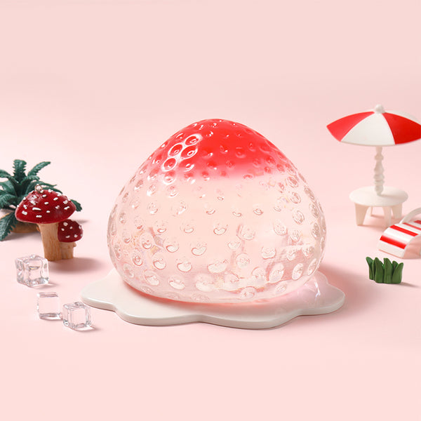2100g Red Top Crystal Strawberry Taba Squishy