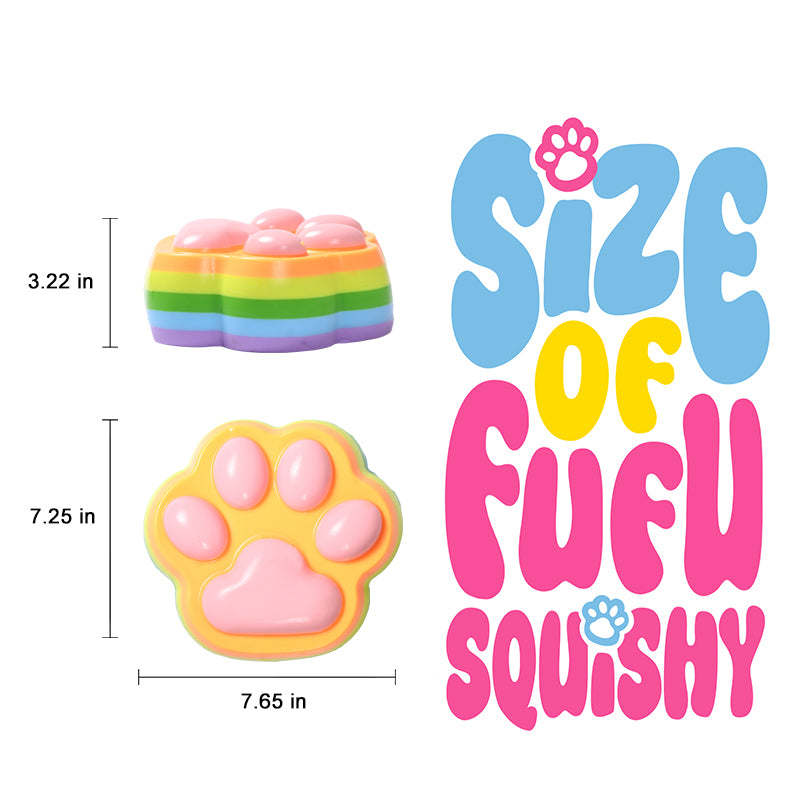 FUUKA 2100g Watermelon Gradient Paw Taba Squishy – FUFUSQUISHY