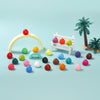 24pc Mini Colorful Strawberry Taba Squishy