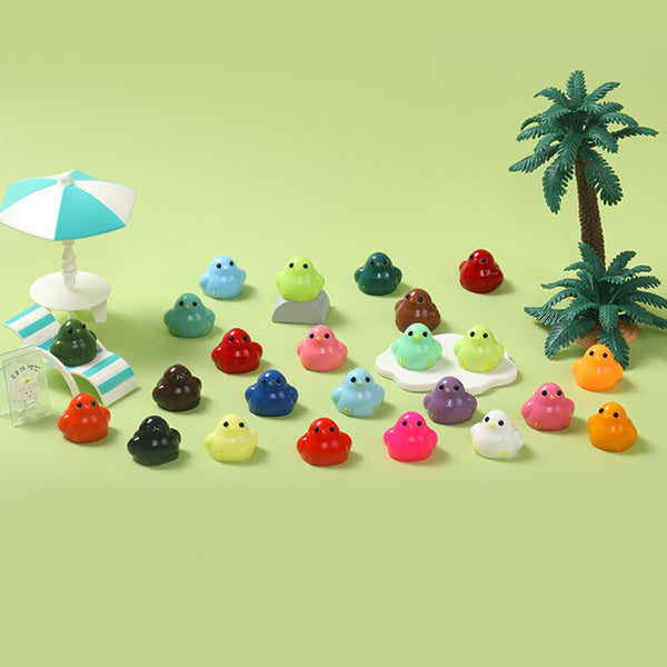 24pc Mini Colorful Chicken Taba Squishy