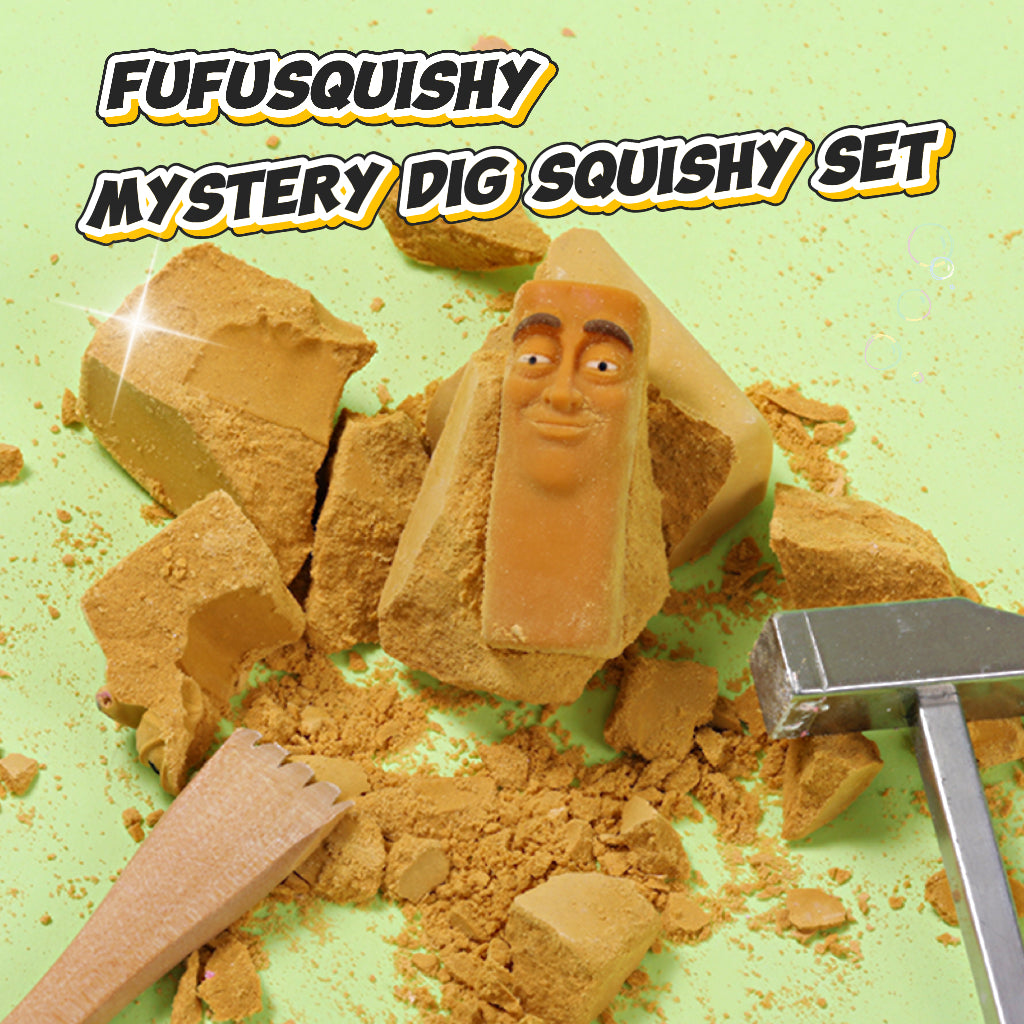 FUFUSQUISHY Tung Tung Sahur Squishy Dig Kit