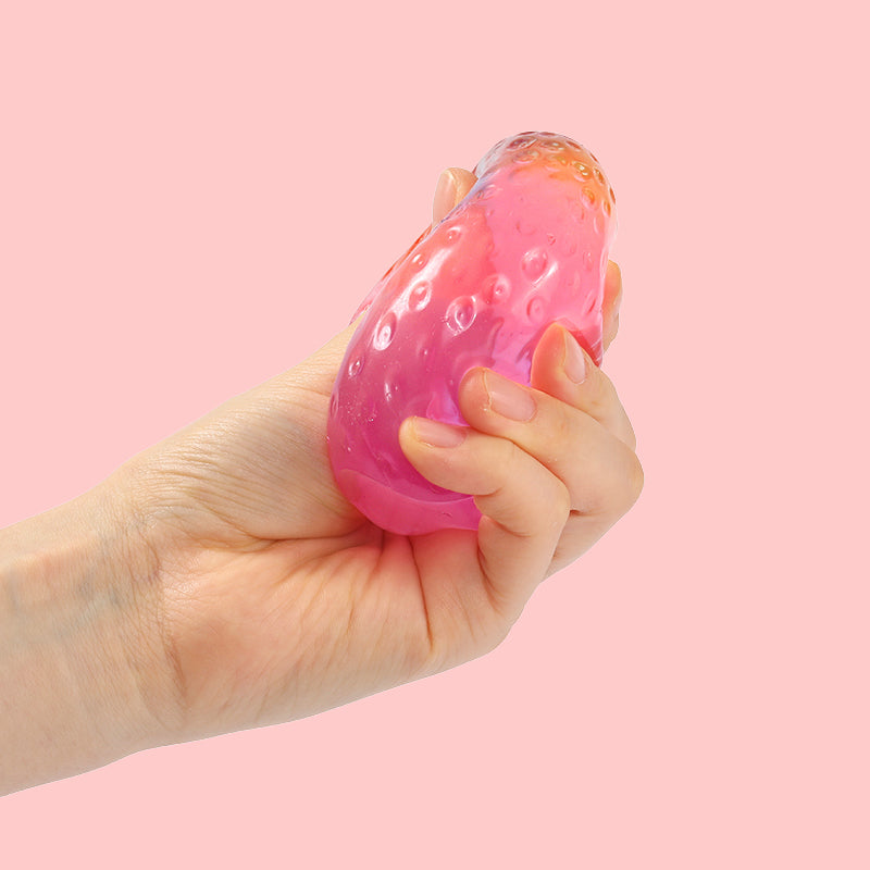 130g Rainbow Crystal Strawberry Taba Squishy – FUFUSQUISHY