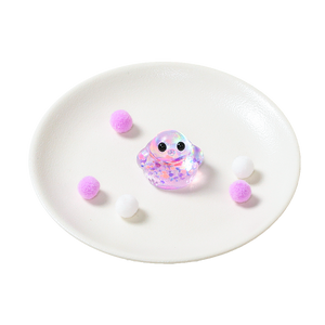 Purple Mini Glow-in-dark Chicken Squishy
