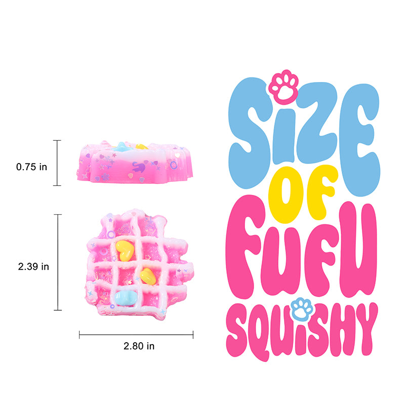 Colorful Waffle Squishy – FUFUSQUISHY