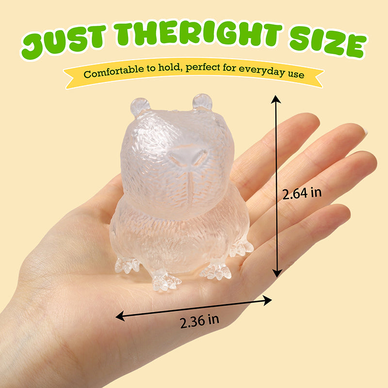 FUFUSQUISHY DIY Capybara Squishy Skin with Free Sealing Glue – Cute Ca