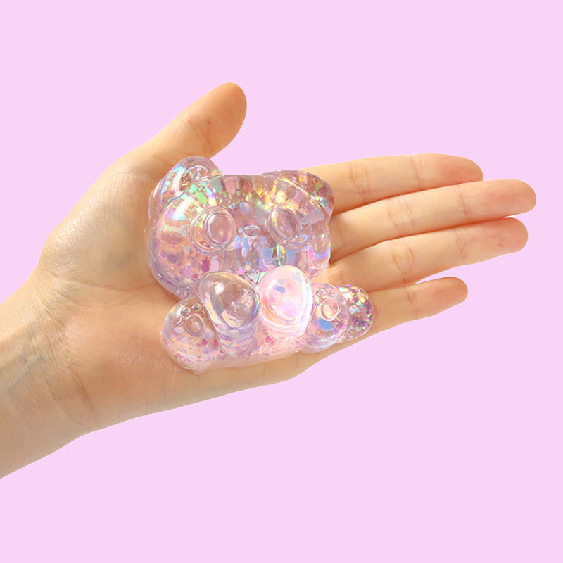 Purple Glow-in-dark Elf Kitty Taba Squishy – FUFUSQUISHY