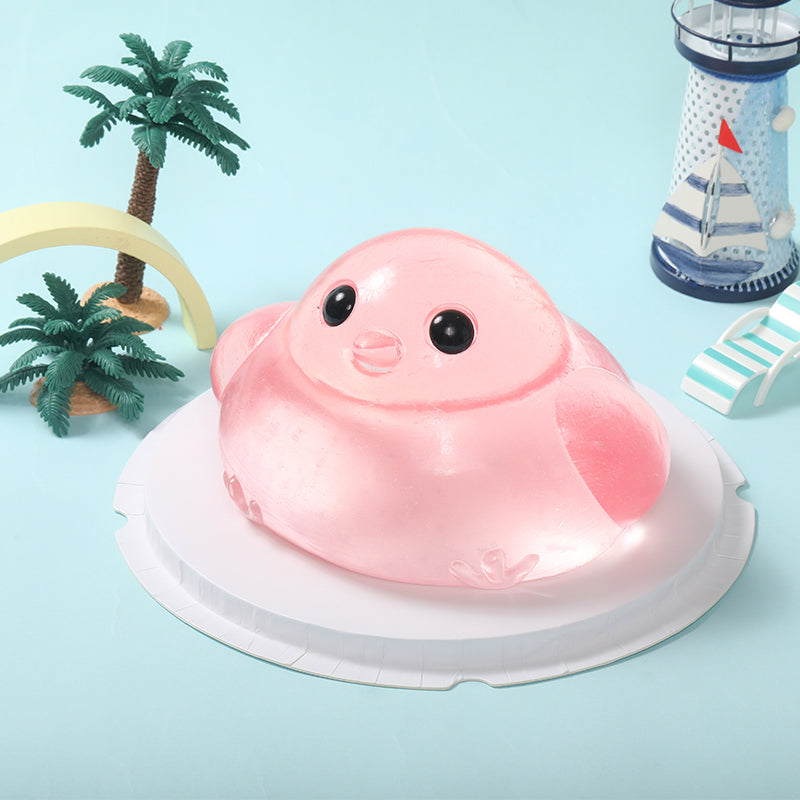 【スワロフスキー様】極美品 TABASA PLUS ファンシーツイード 2100g Giant Crystal Pink Chicken Taba Squishy – FUFUSQUISHY