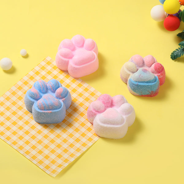 4PC Limited-Edition Rainbow Dream Paw Set Taba Squishy