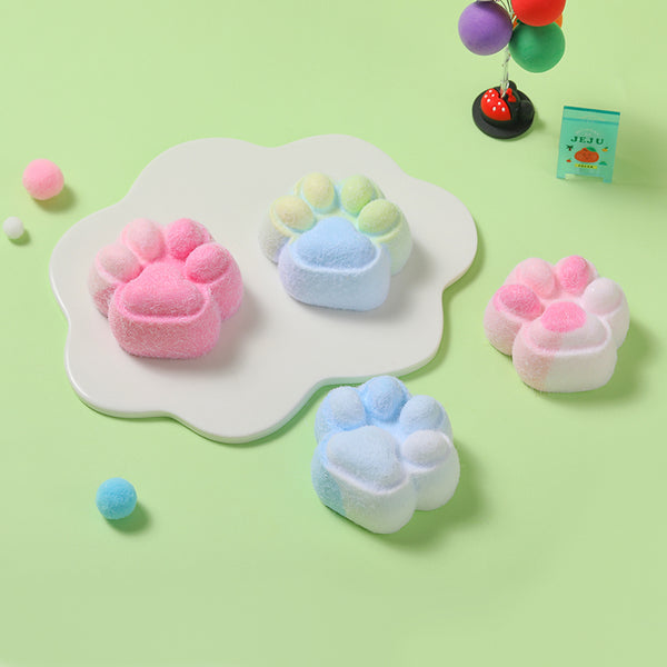 4PC Limited-Edition Ocean Breeze Paw Set Taba Squishy