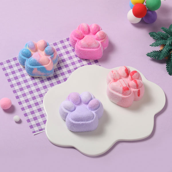 4PC Limited-Edition Twilight Blossom Paw Set Taba Squishy