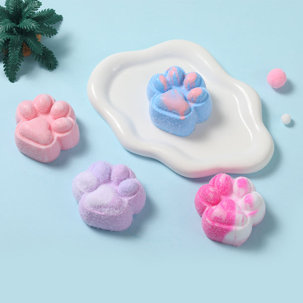 4PC Limited-Edition Sunset Bloom Paw Set Taba Squishy