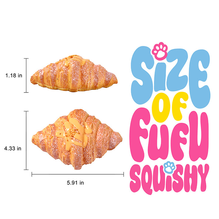 Chhese Slow Rise Cheese Croissant Slow Rising Squishy – FUFUSQUISHY