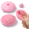 FUFUSQUISHY Pink Pineapple Bun DIY Squishy Skin – Empty Shell Only, No Filling