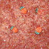 FUFUSQUISHY Carrot Bead & Charm Mix for DIY Squishy Balls – 60g (2.12 oz) Bag