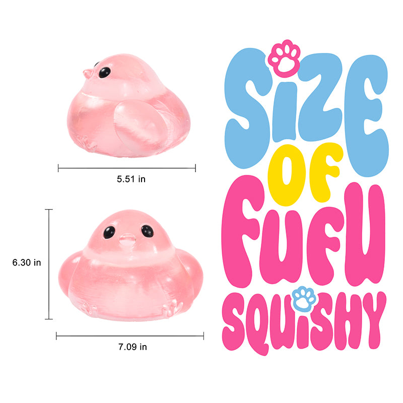 2100g Giant Crystal Pink Chicken Taba Squishy – FUFUSQUISHY