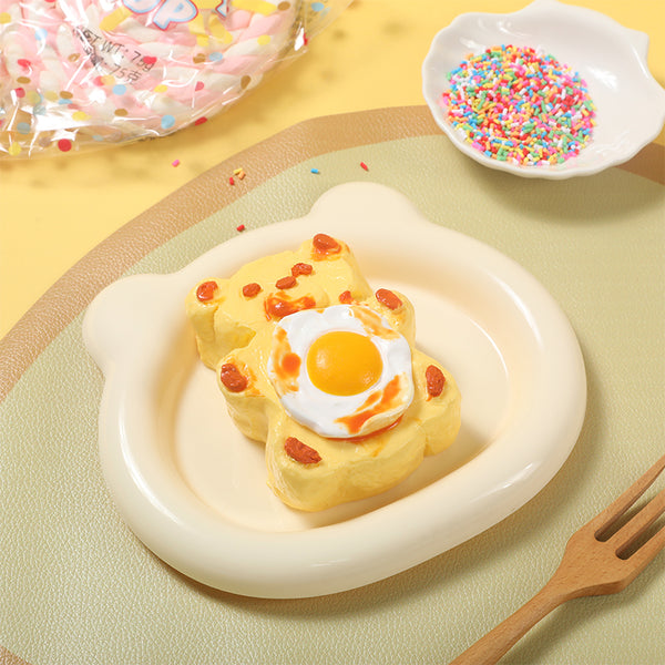 Egg Hugging Teddy Bear Taba Squishy