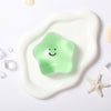 180g Crystal Green Transparent Smiley Star Taba Squishy