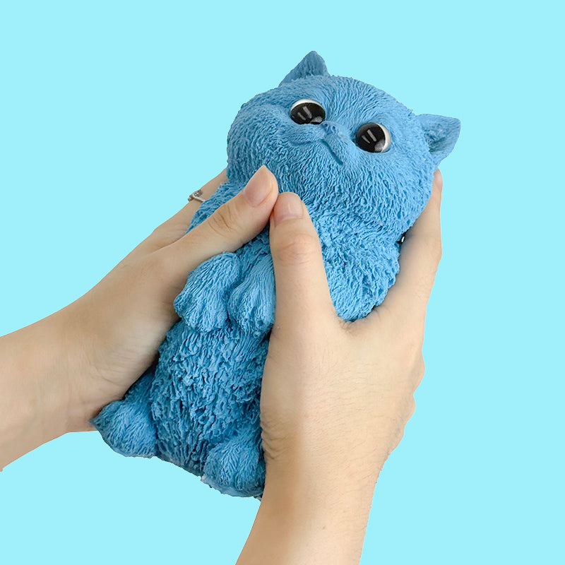 800g Giant Klein Blue Cat Taba Squishy – FUFUSQUISHY
