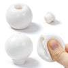 FUFUSQUISHY White Small Round Squishy Ball Shell – DIY Squishy Skin with Accessories, Unfilled