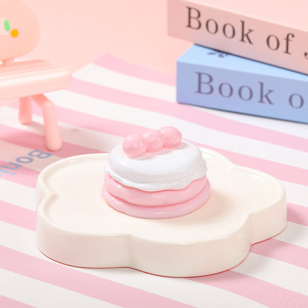 Small Pink Soy Milk Soufflé Taba Squishy