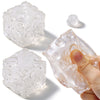 FUFUSQUISHY 7cm Clear Cheese Cube Squishy Skin – Sealing Glue Included