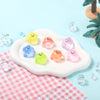 7PC mini Rainbow Crystal Star Taba Squishy