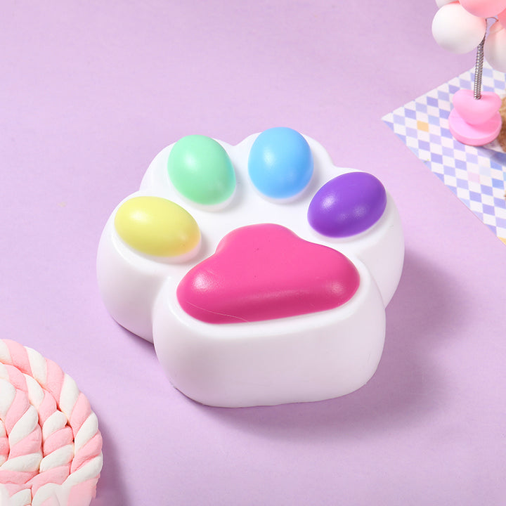 800g Super Large Rainbow Cat Paw Taba Squishy – FUFUSQUISHY