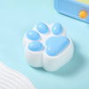 800g Super Large White Based Blue Paw Taba Squishy