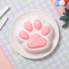 800g Super Large Pink Based White Paw Taba Squishy