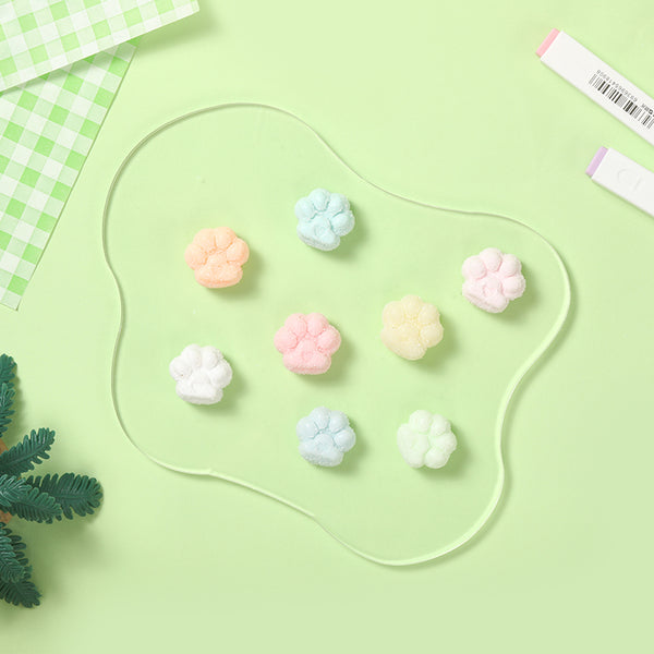 8pc Small Mini Cat Paw Taba Squishy
