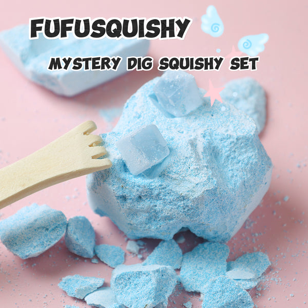 FUFUSQUISHY Ice Cube Squishy Dig Kit