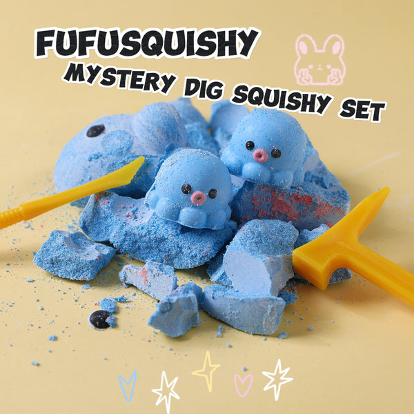 FUFUSQUISHY Octopus Squishy Dig Kit