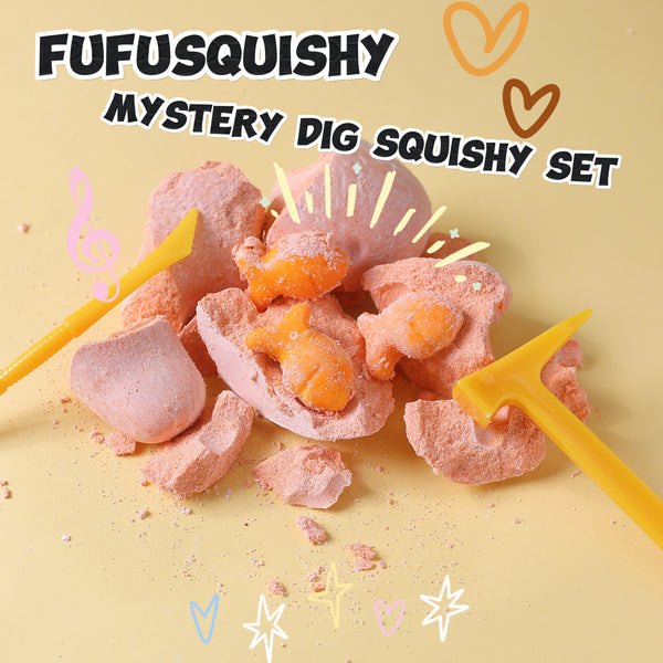 FUFUSQUISHY GoldFish Squishy Dig Kit