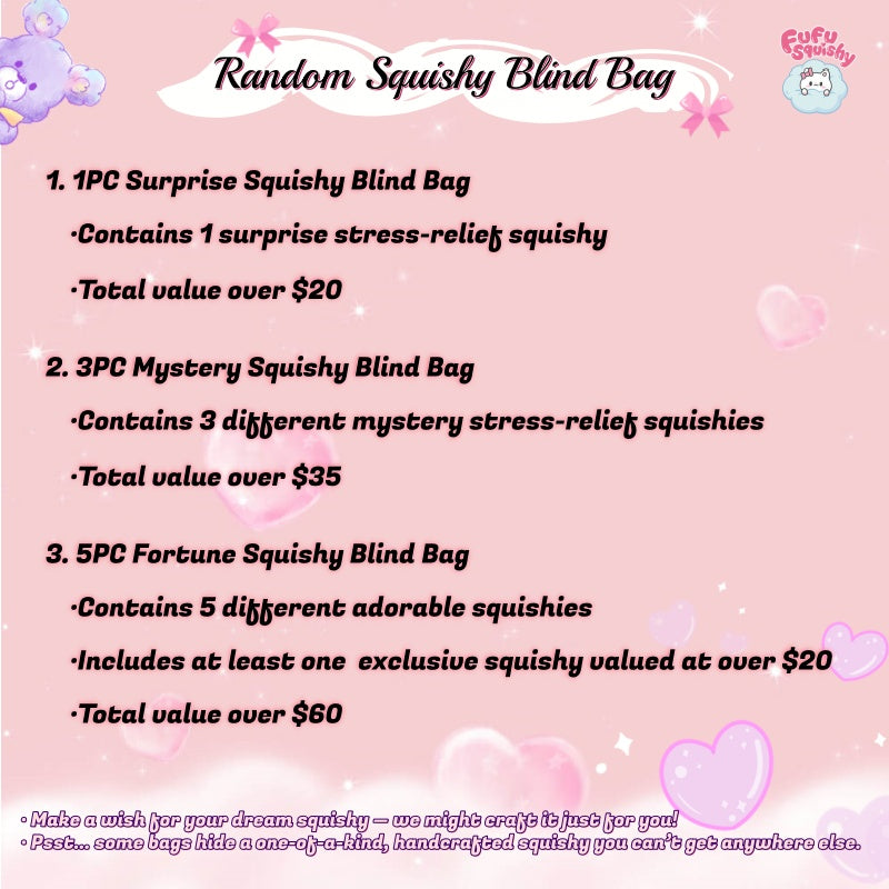 Random Handmade Squishy Blind Bag – FUFUSQUISHY