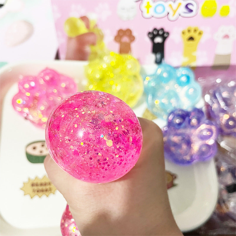 Pink Slow Rising Cat Paw Squishy – FUFUSQUISHY