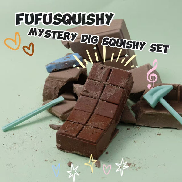 FUFUSQUISHY Giant Cochoclate Squishy Dig Kit