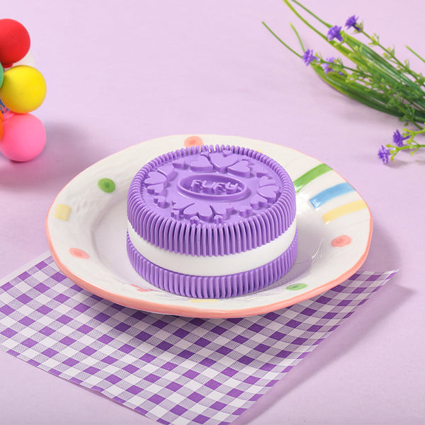 200g Purple Heart FUFU Cookie Taba Squishy