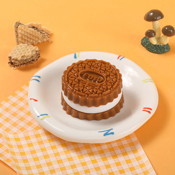 200g Chocolate Heart FUFU Cookie Taba Squishy