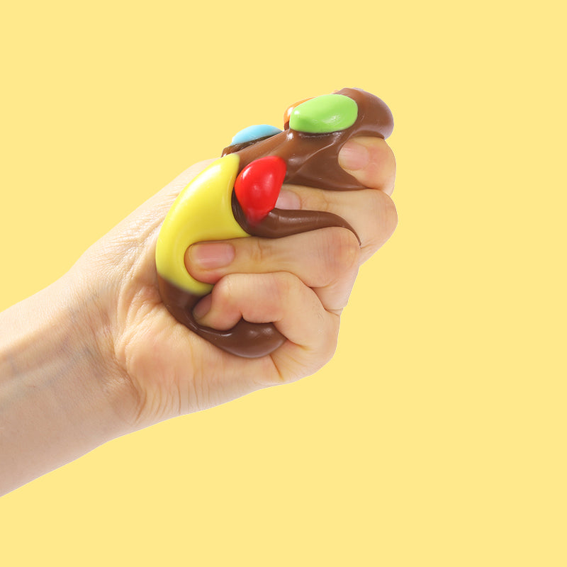 Chocolate M&M Paw Taba Squishy – FUFUSQUISHY