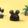 100g Crystal Sparkling Black Sad Frog Pou Taba Squishy